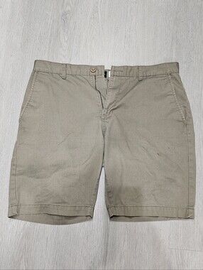 36- RVCA Men's Flat-Front Chino Shorts
